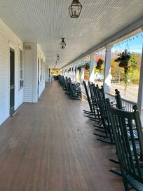 Porch of the hotel to enjoy the scenery