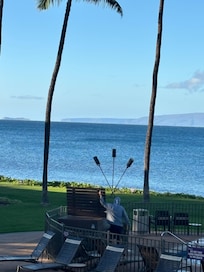 View from our deck at the condo.