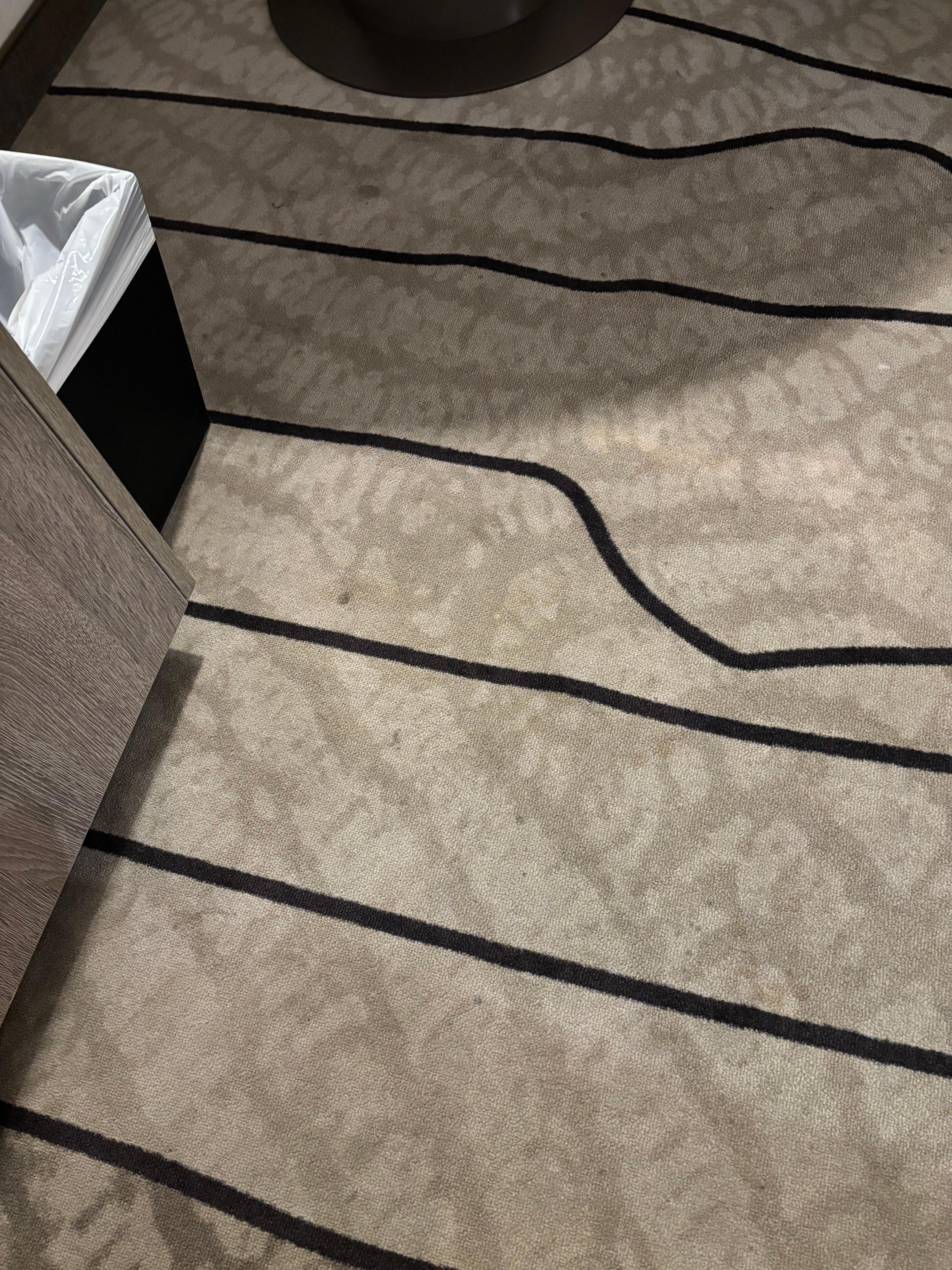 More spots on the carpet 