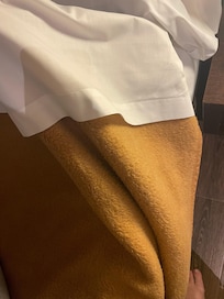 This the only blanket to sleep with in bed in this 4 star hotel.