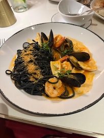 The seafood pasta at Nolita - AMAZING!