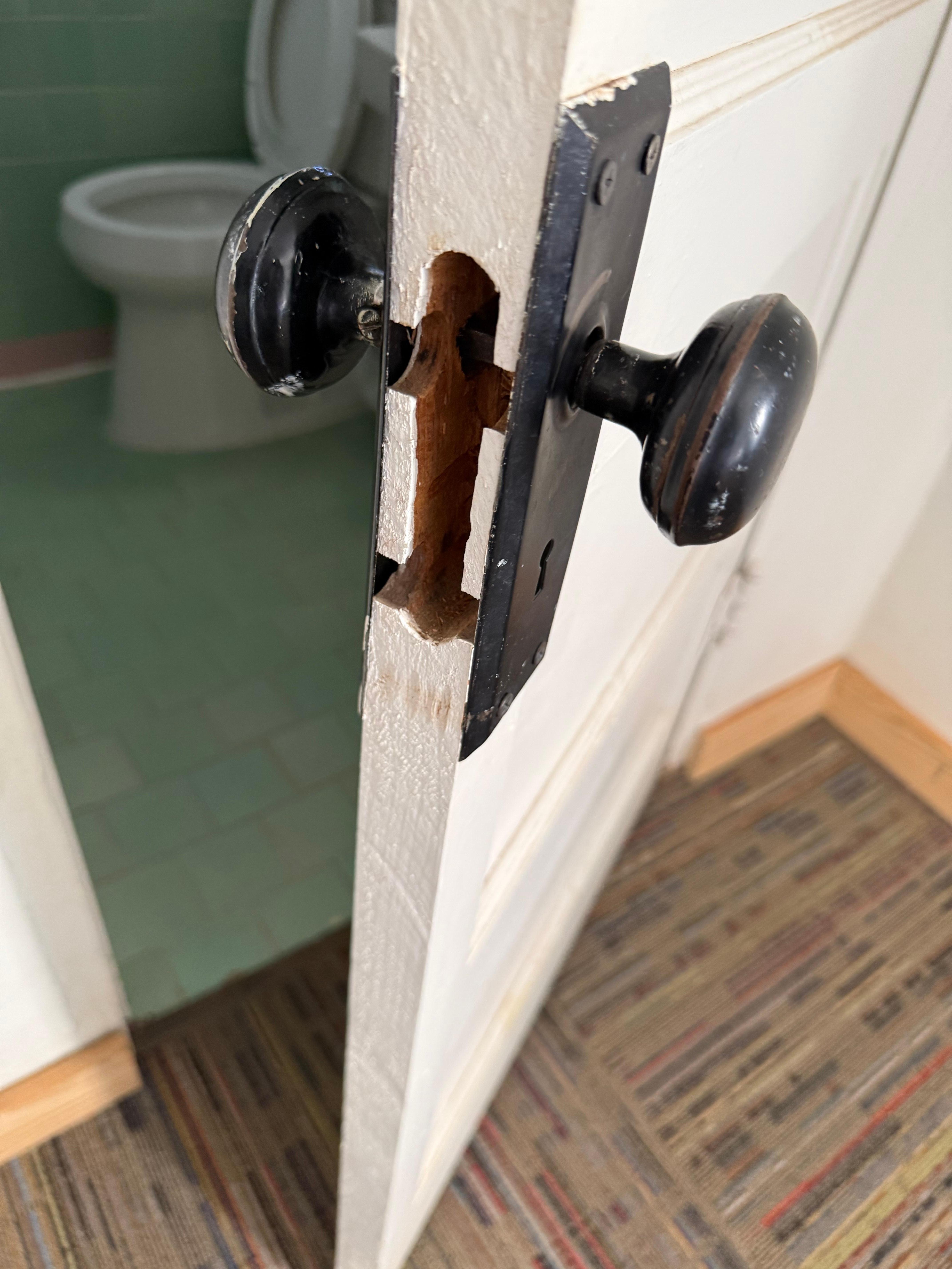 Bathroom door