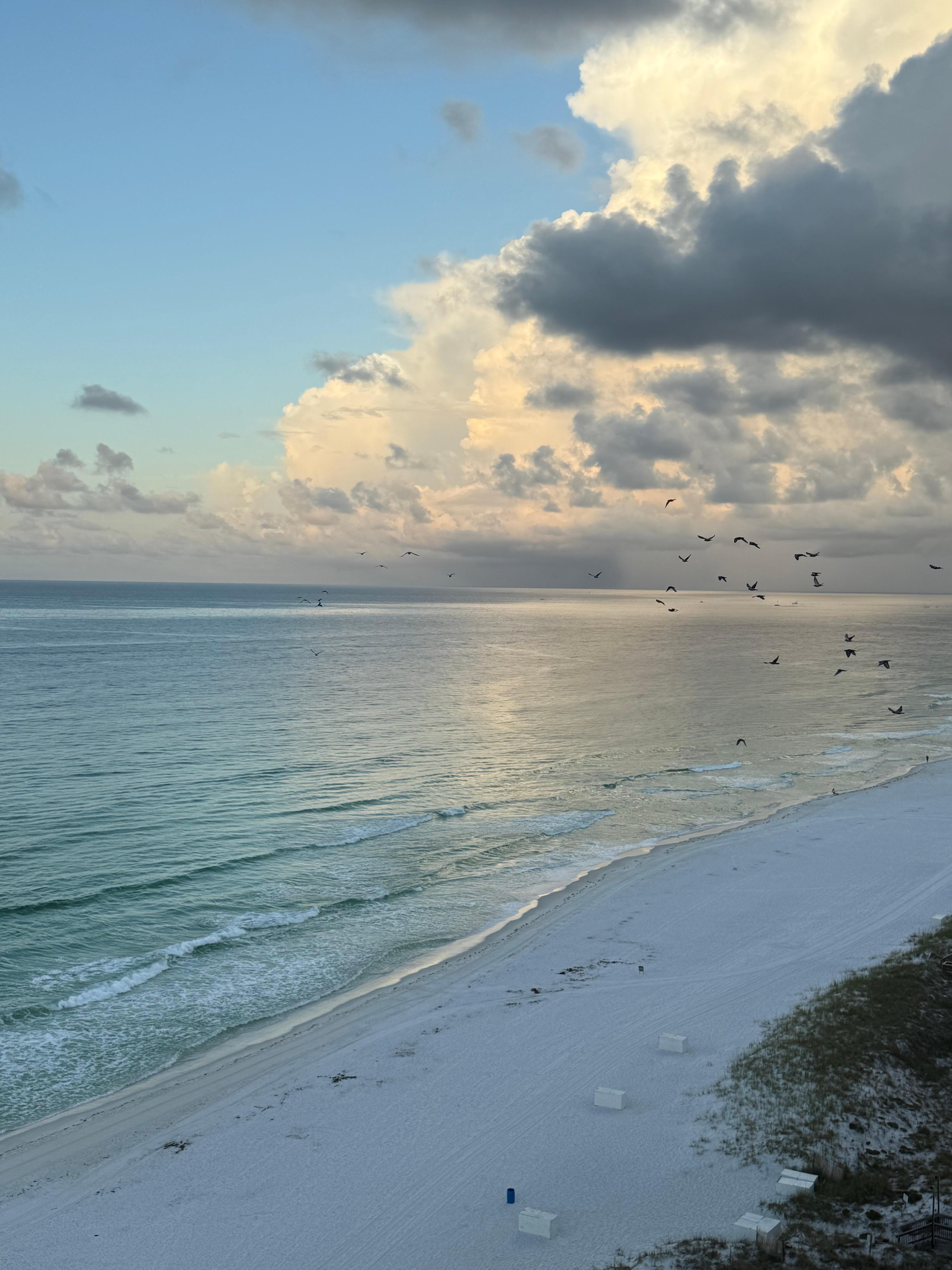 This picture was taken from our balcony! 