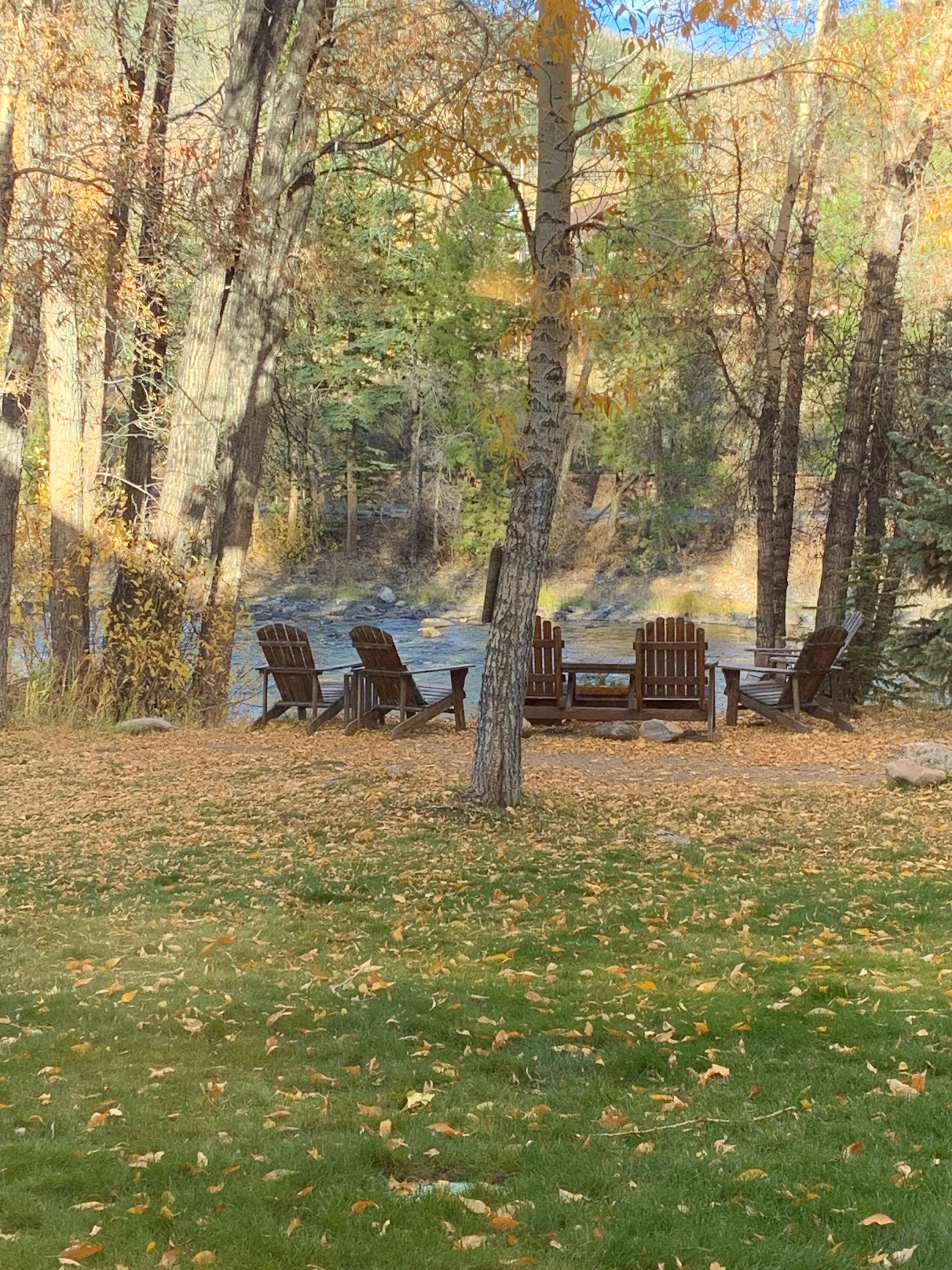 Step out the small back patio and this is what greets you.