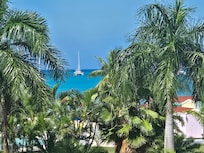 Looking over the balcony at 10 am