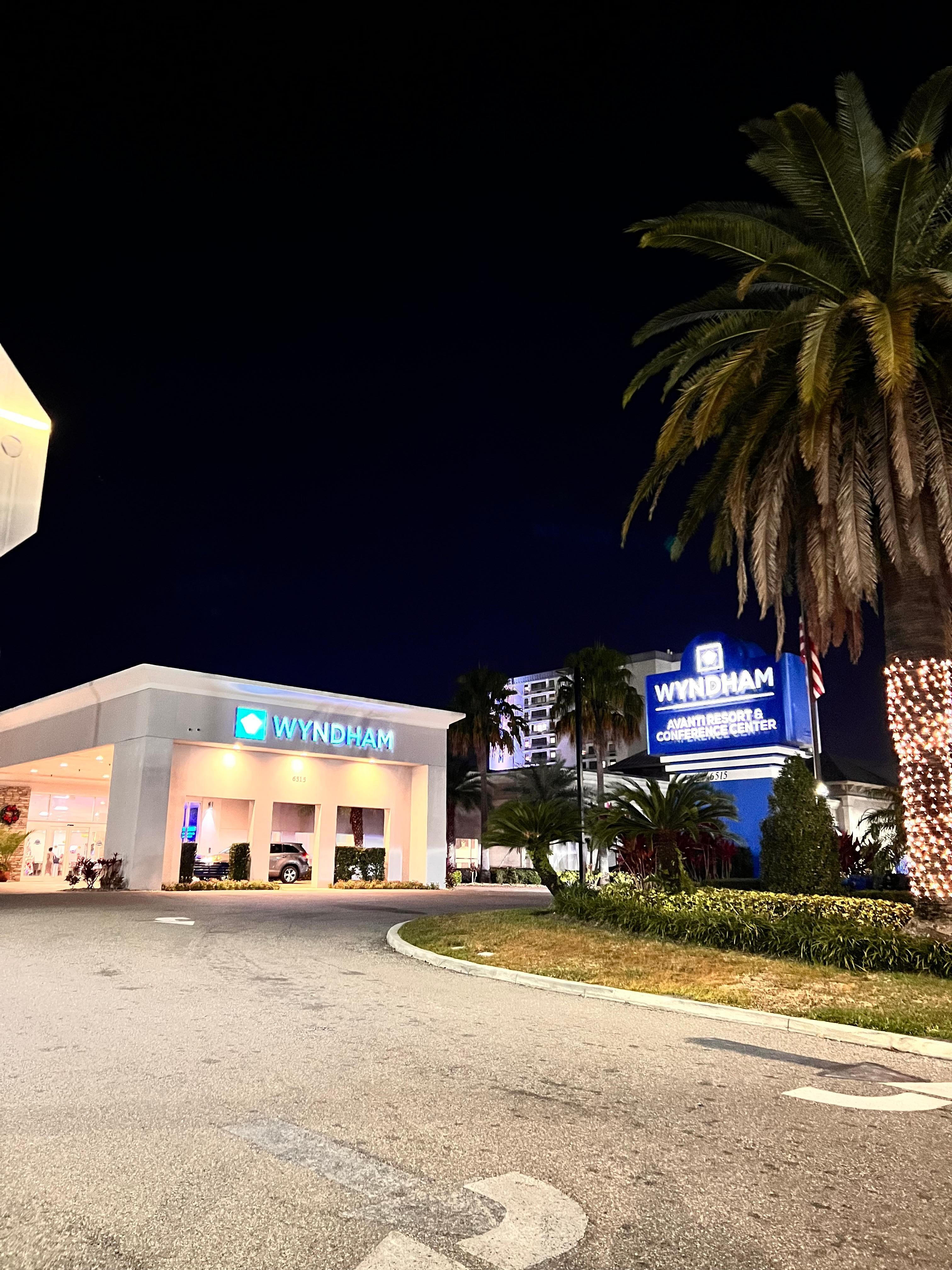 Picture from outside of the hotel. I was not able to take any other pictures because I ran back and forth between the 3rd floor of building 5 to the main front desk, three separate times. 