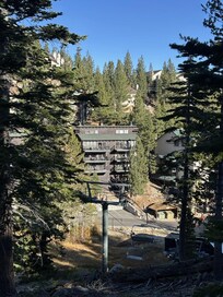 A picture of the condo from our hike.