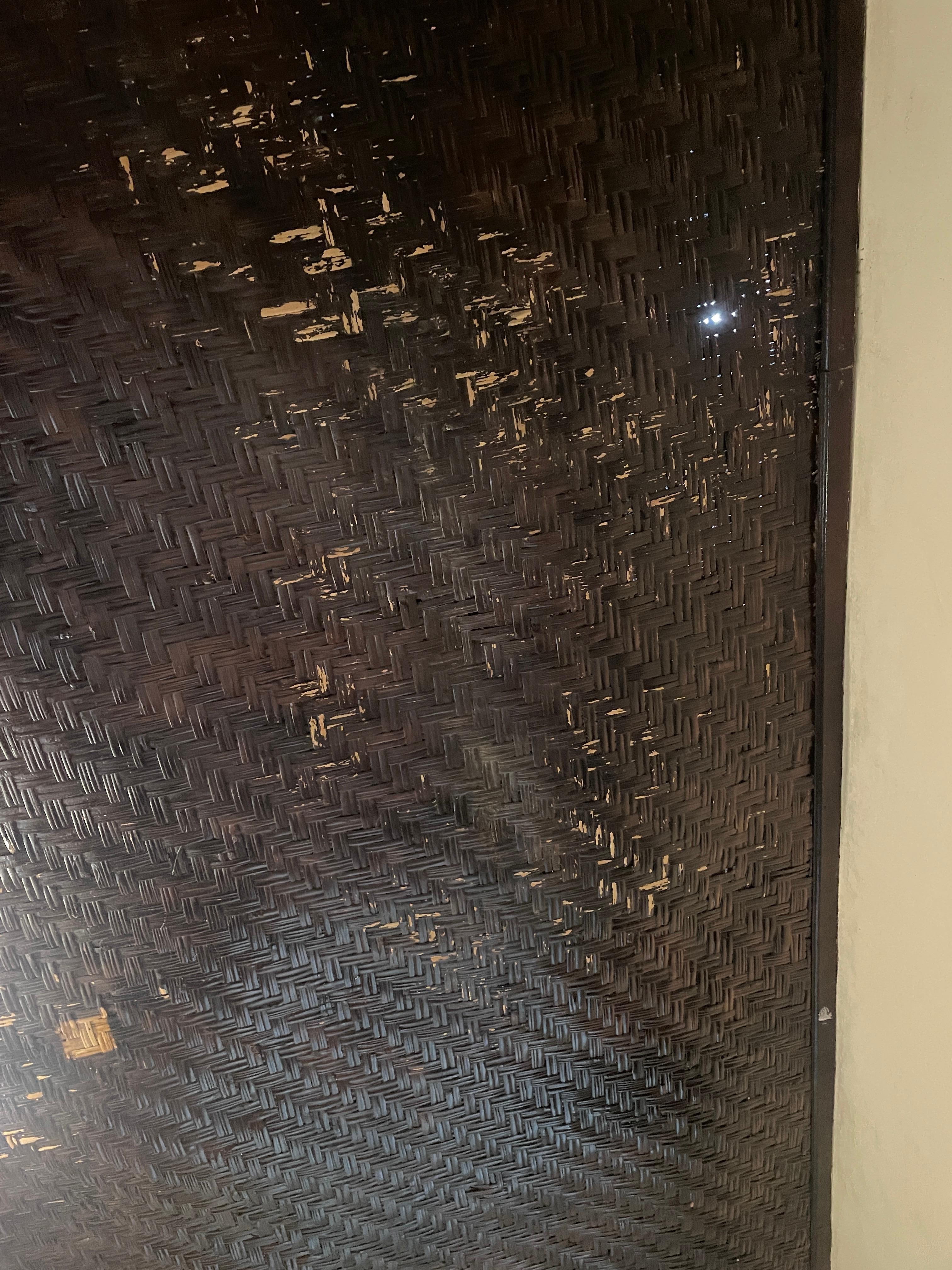 The ceiling with light coming through offers no sound insulation 