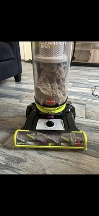 Brand new sweeper after vacuuming 4 bedrooms. Yuk.