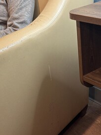 Proof furniture does not get wiped down