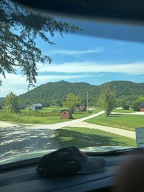 The cabins surrounding