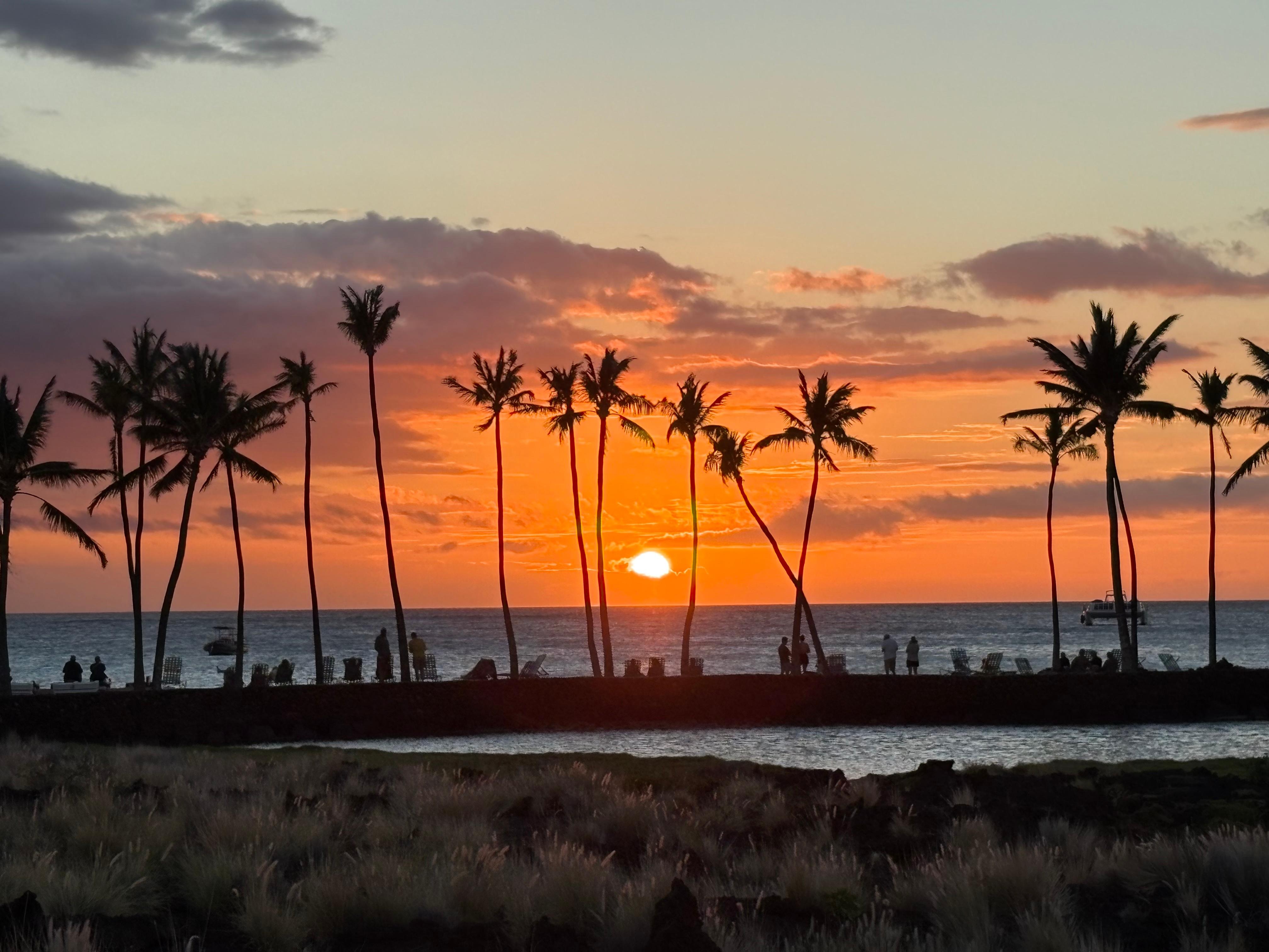 Walk to the beach for sunset.