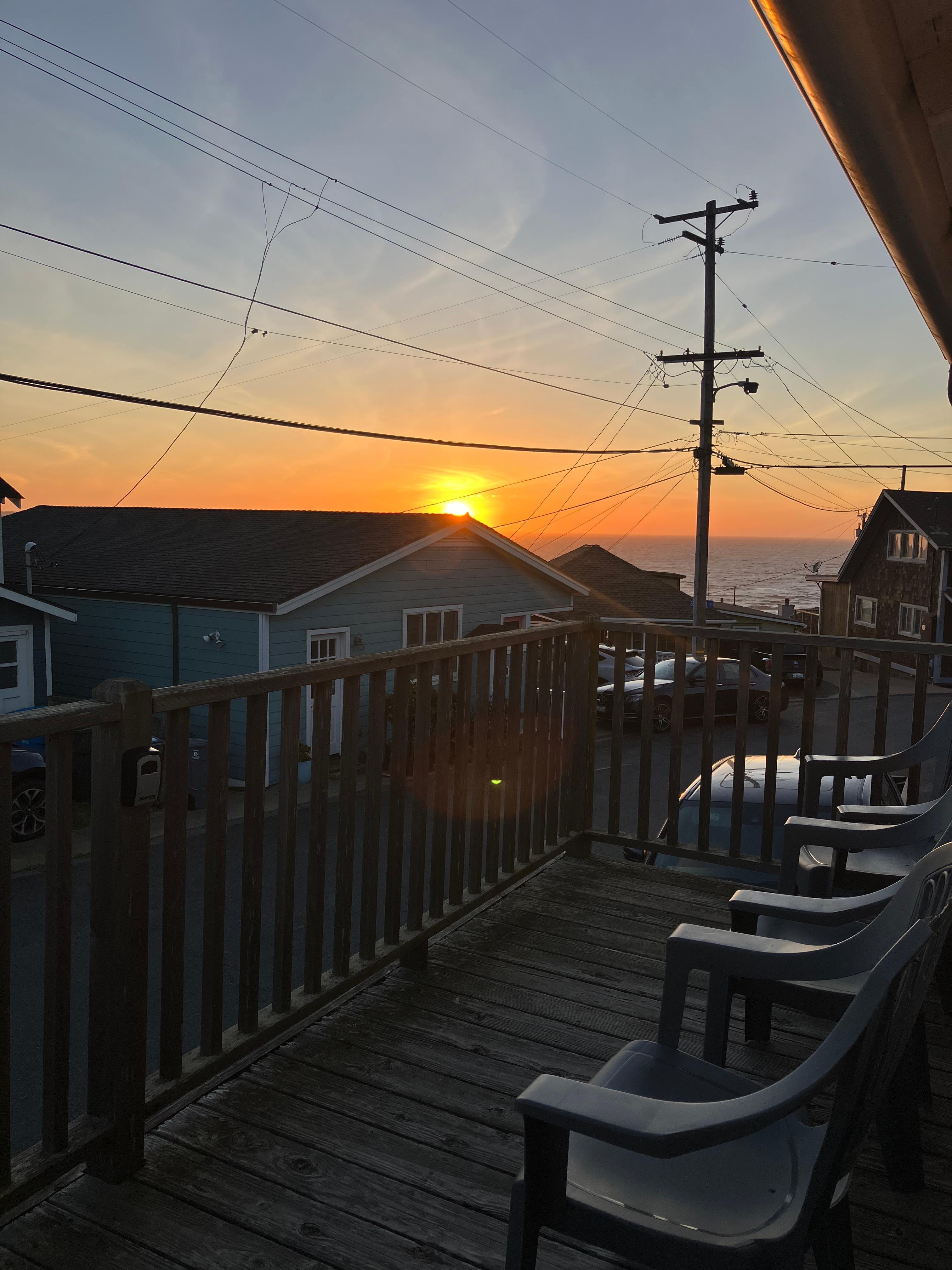 Sunset from South Facing deck