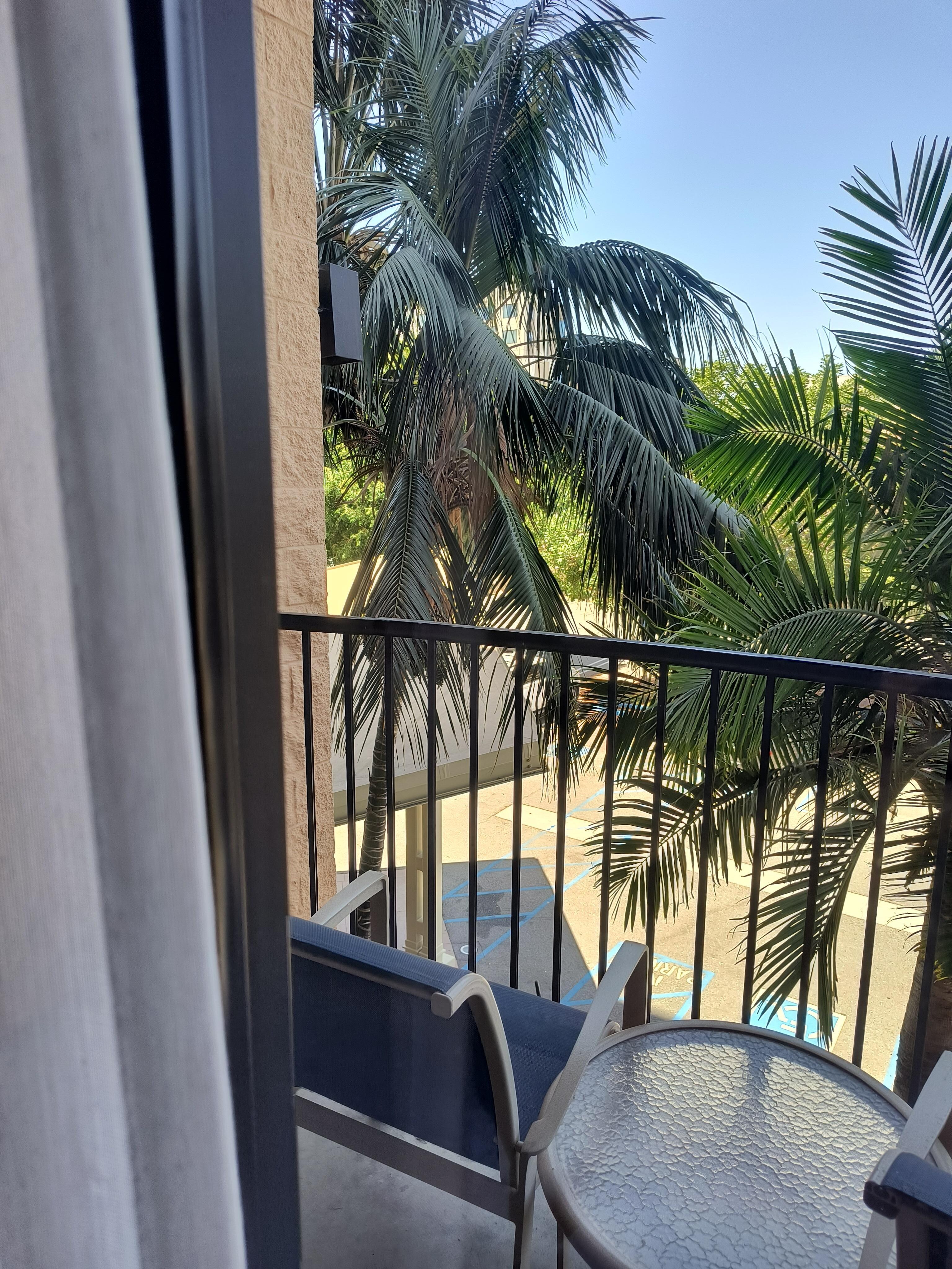 The view from our balcony!