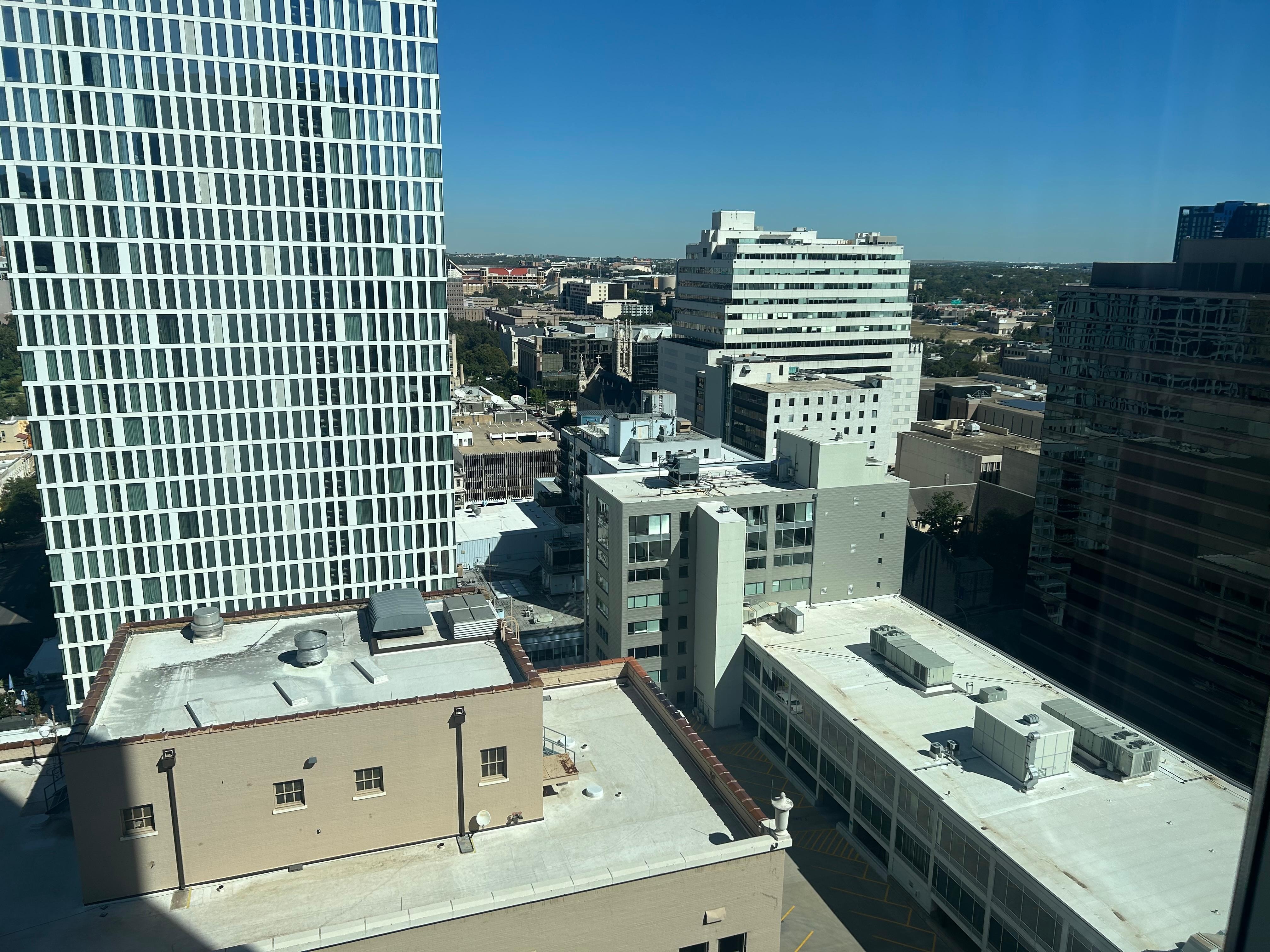 Looking north on the 24th floor.