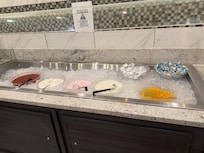 Yogurt station and cottage cheese etc