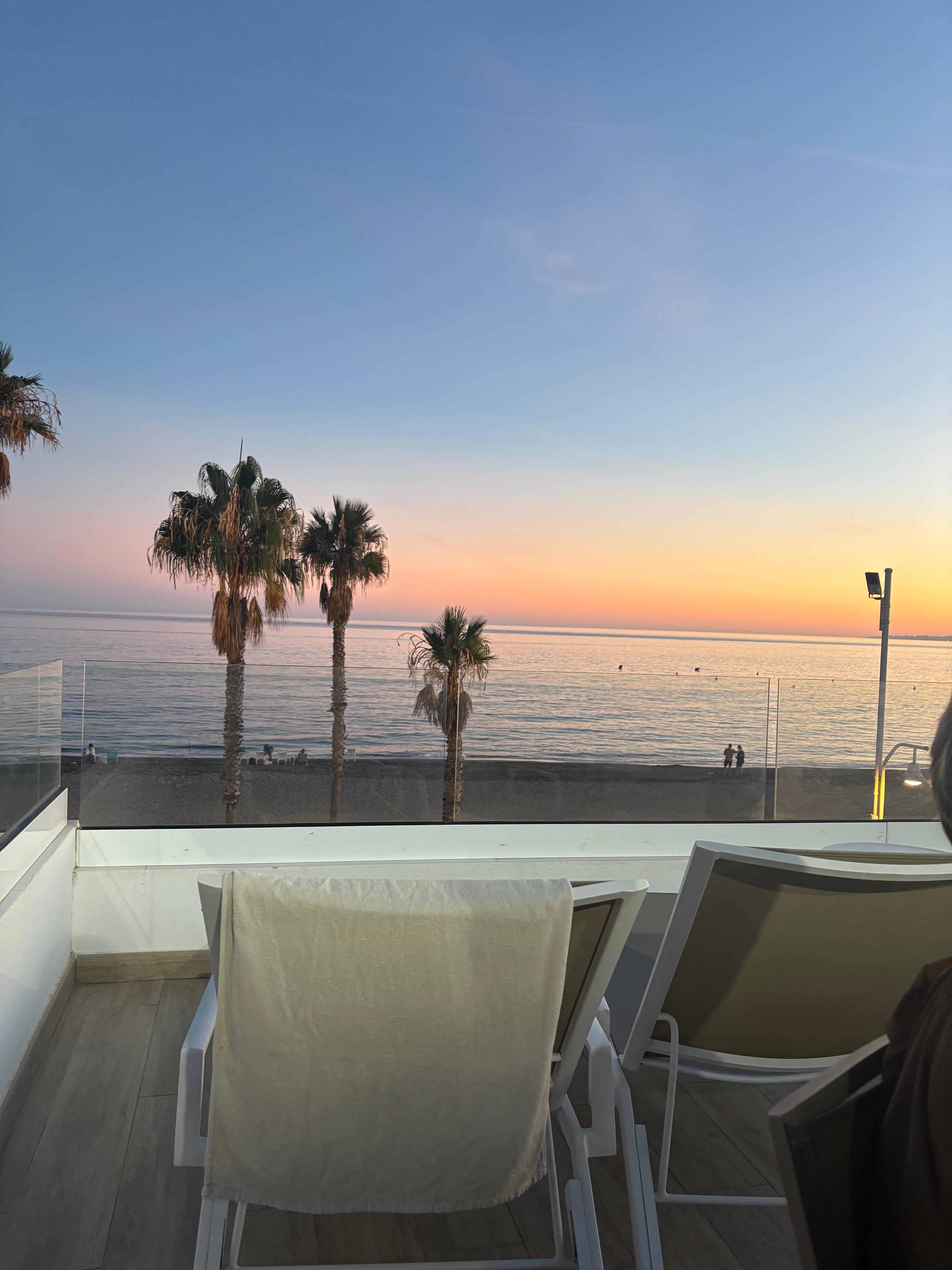 Sunset from the rooftop