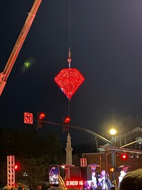 New Years Eve Ruby drop