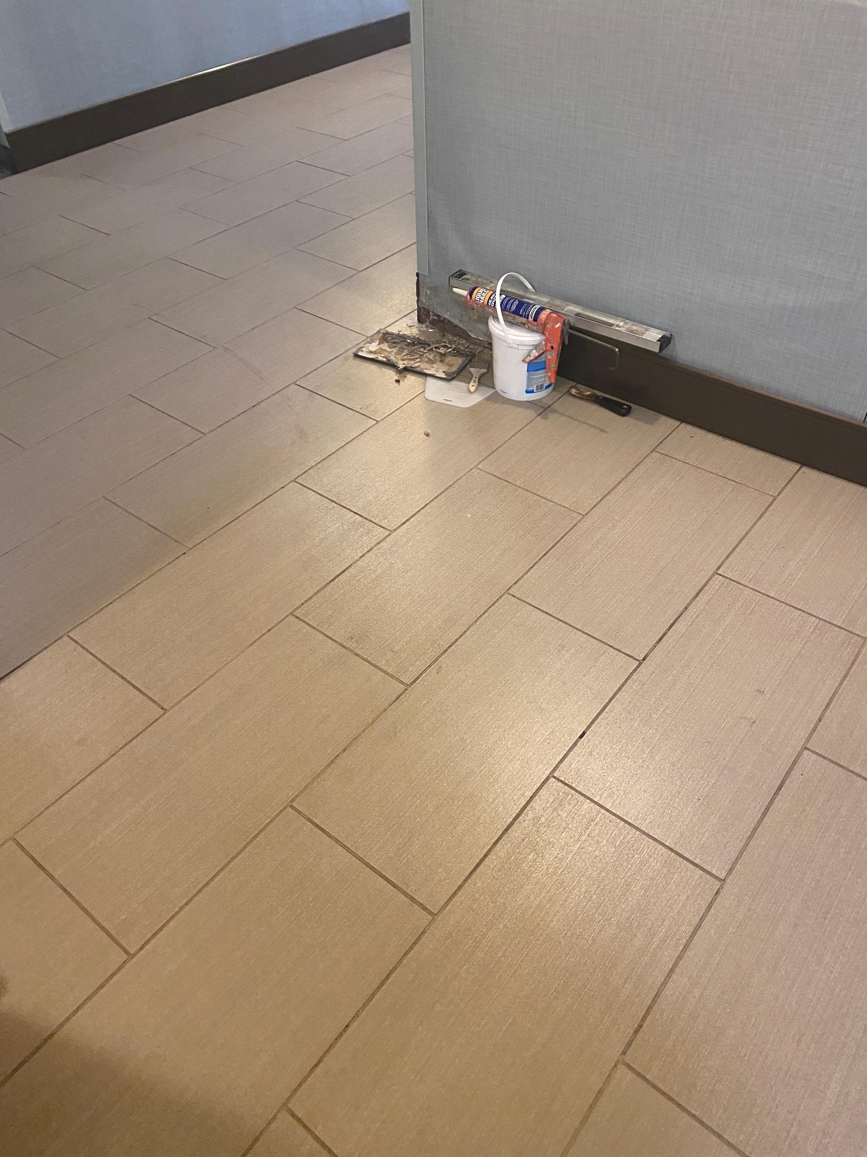 This was there from the time we checked in until the time we checked out.