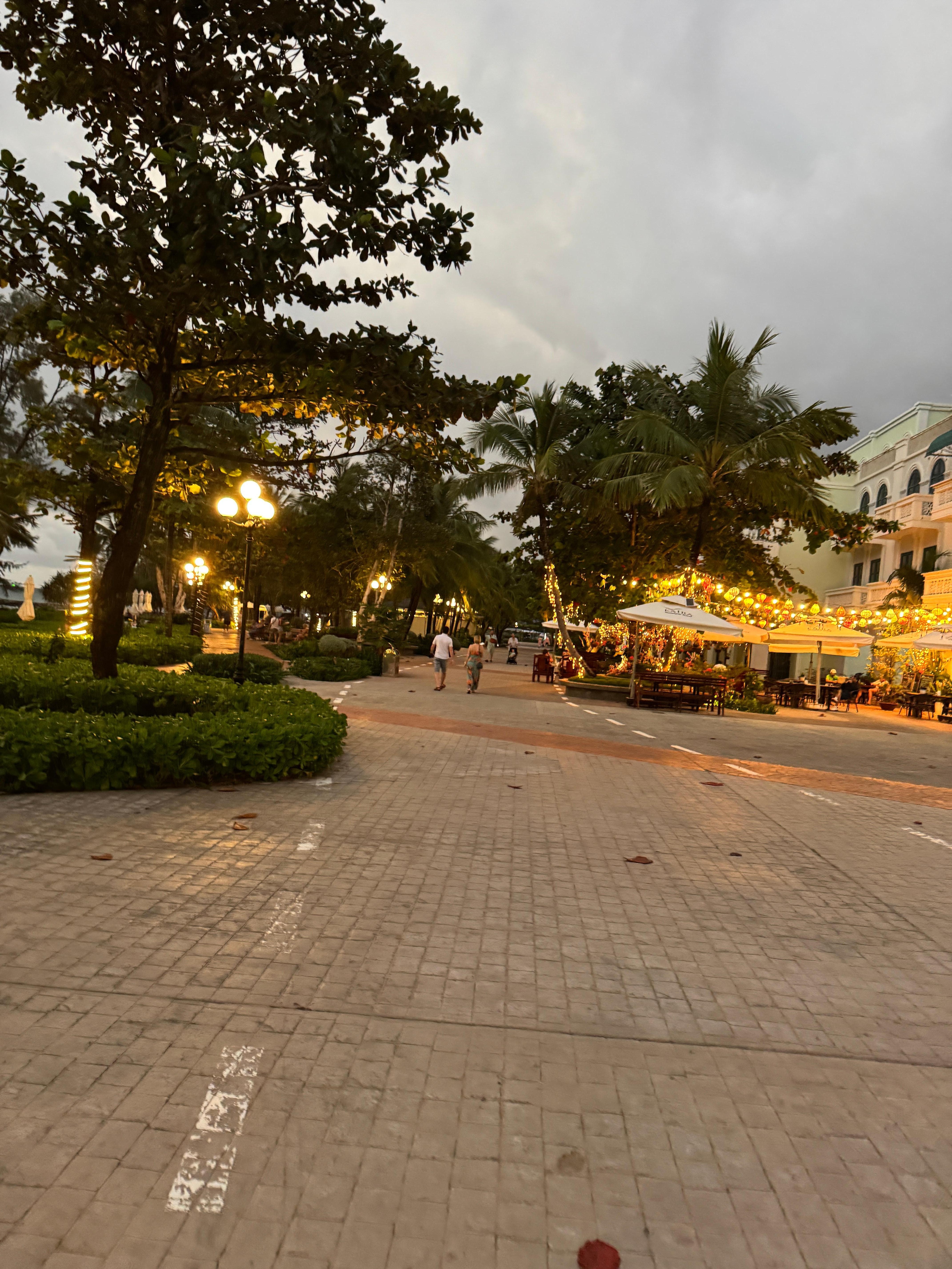 You can’t even see the hotel from the pool area