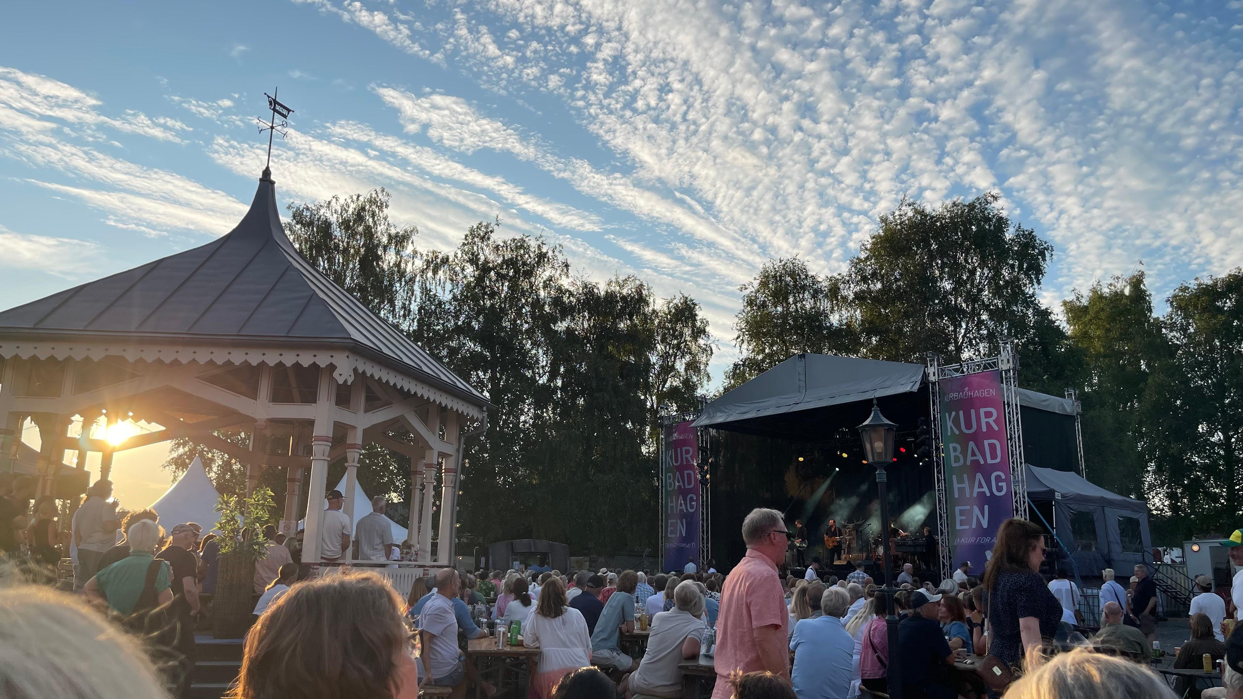 Reason for my stay was a concert in the park close by with friends!
