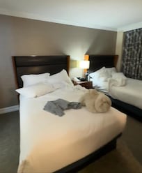 Average room. Large bathroom