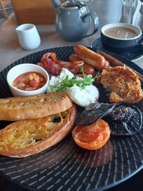 Breakfast.