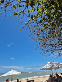 Sentadinha na "varanda" do restaurante