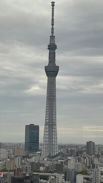 レストランからのスカイツリー