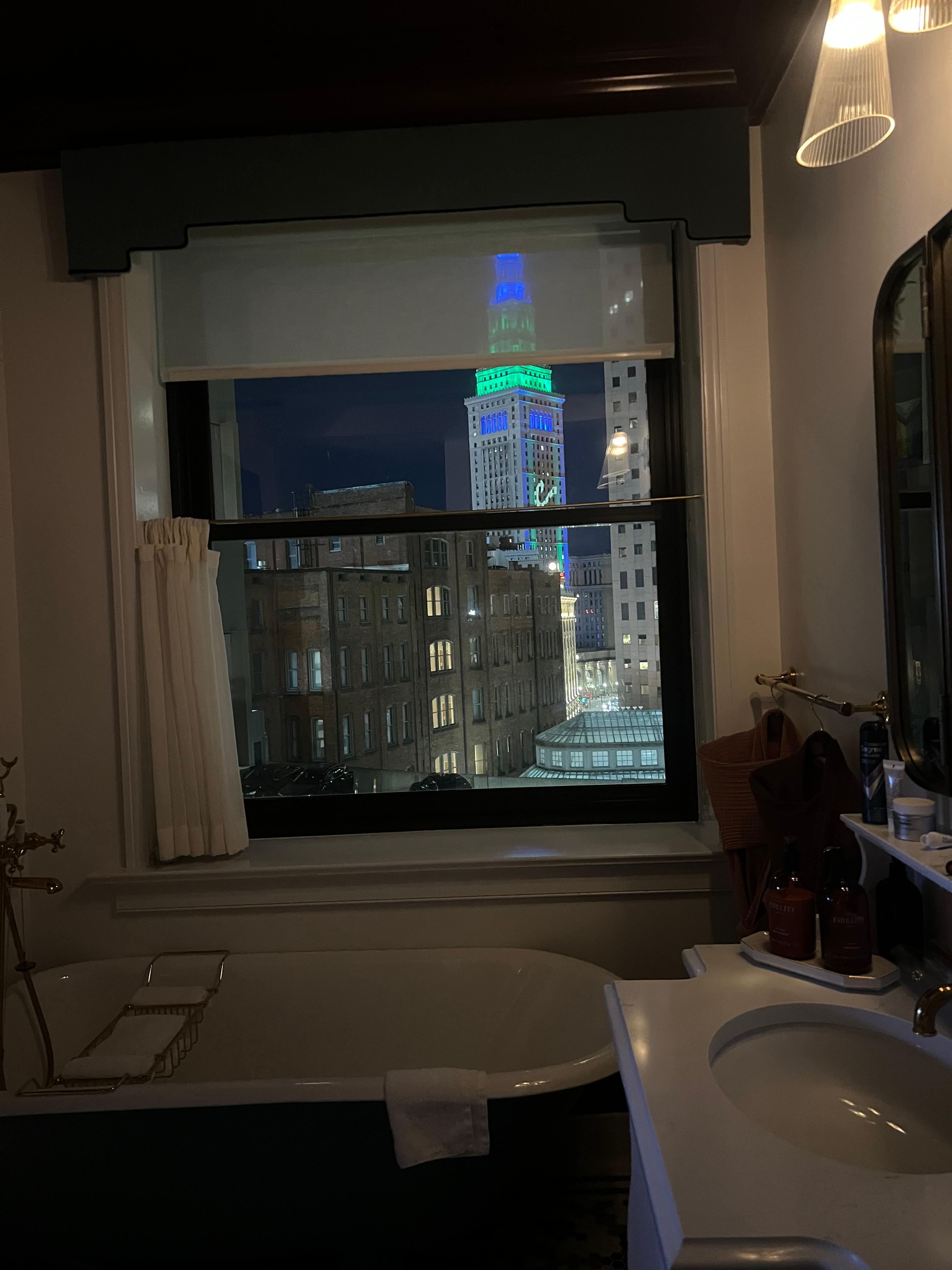 Excellent view in superior queen room.