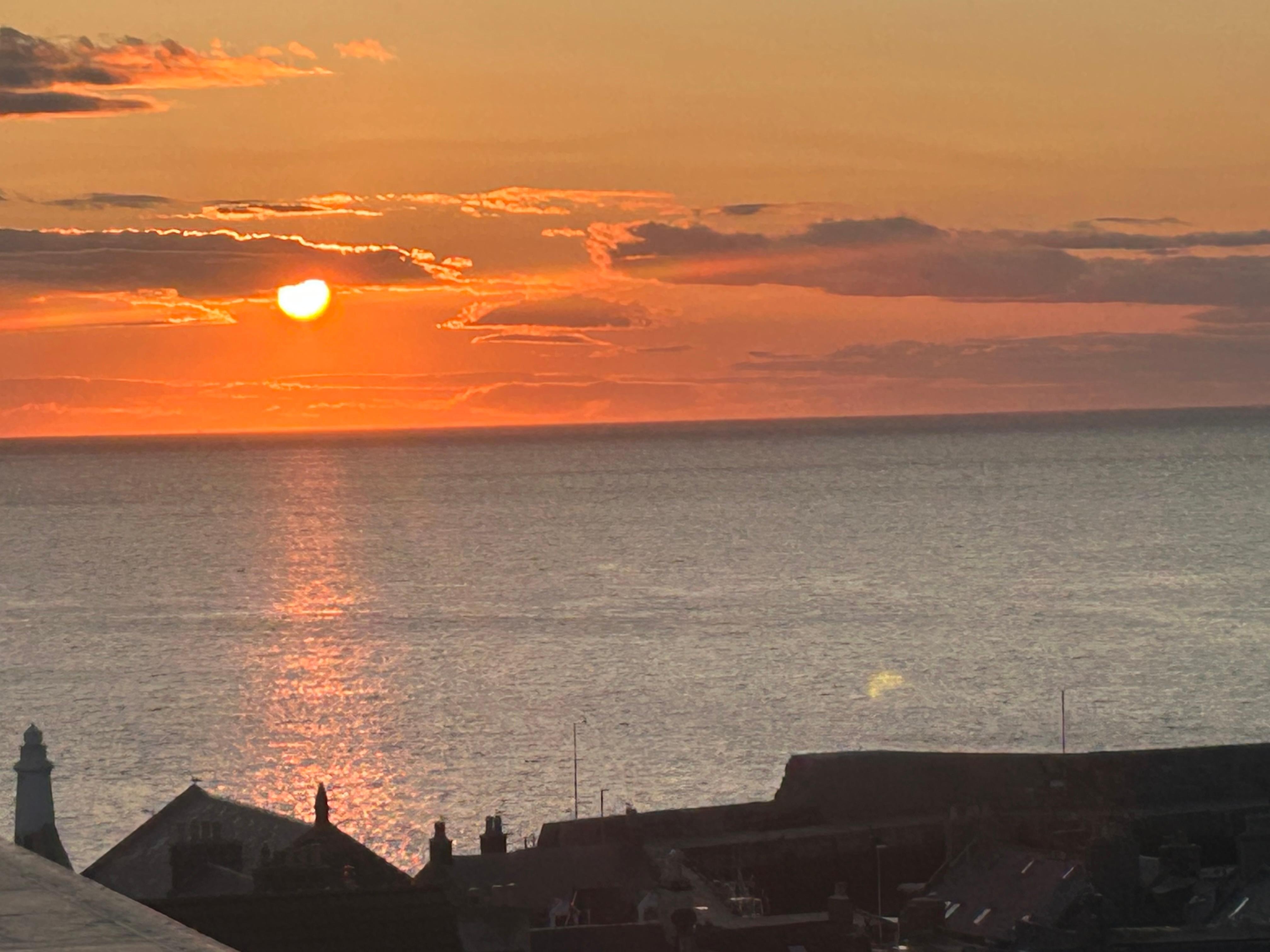 Sunset from balcony