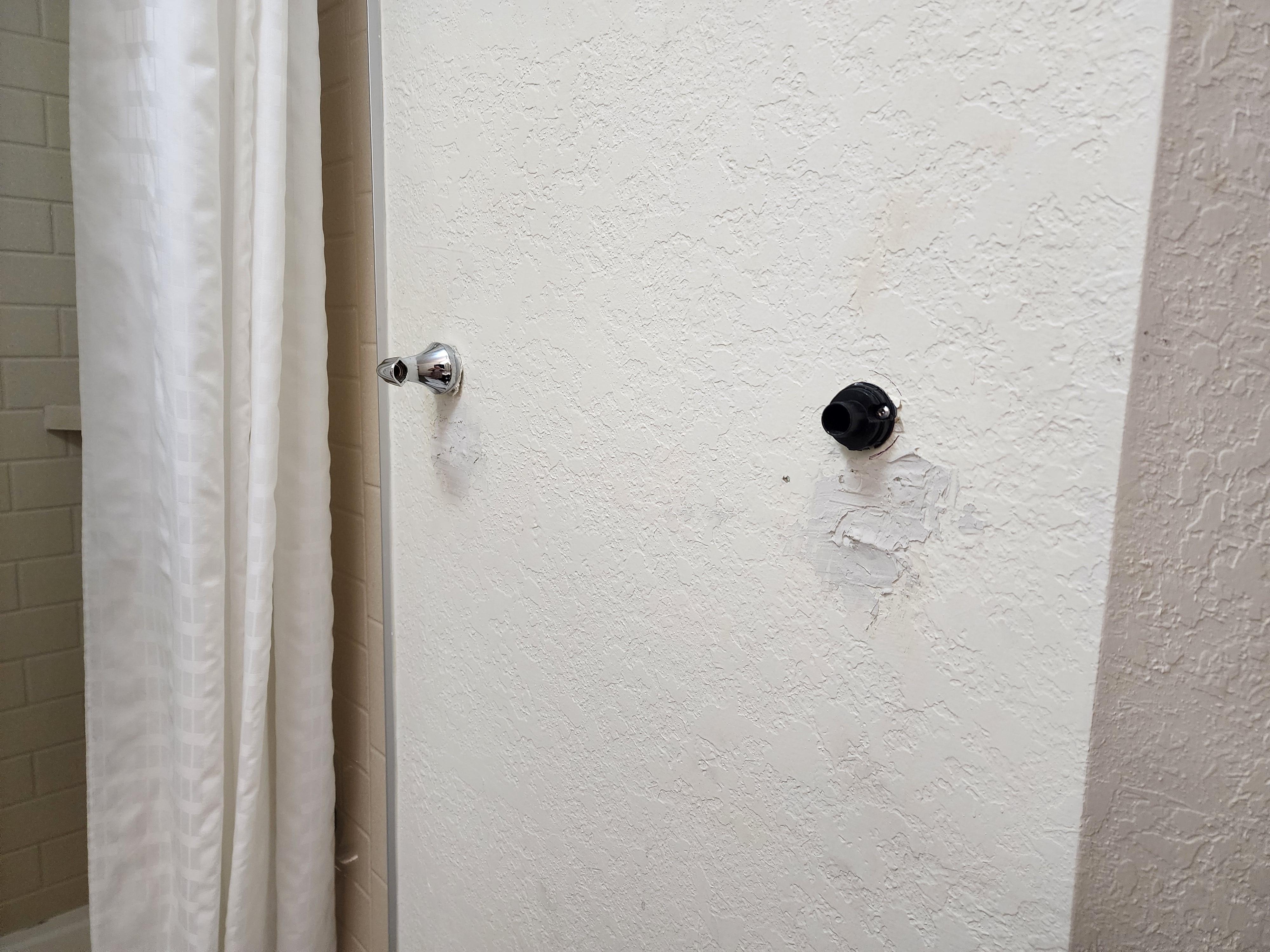 Broken/missing towel rack