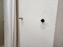 Broken/missing towel rack
