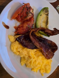 Downstairs cafe breakfast