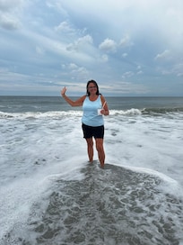 This was during hurricane “Erin”.