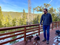 A lovely porch, gated to keep the wee ones safe