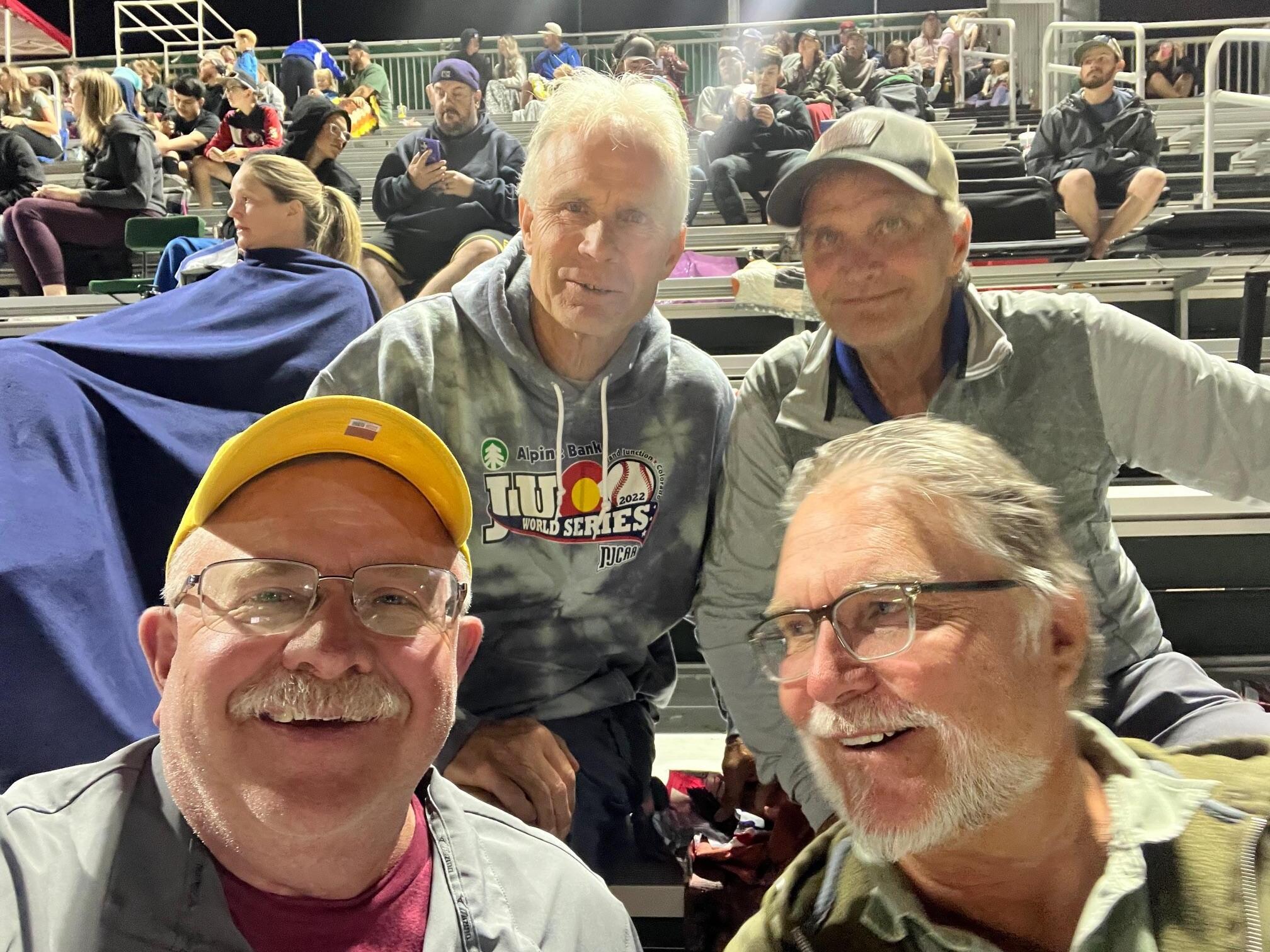 Met up with good friends at the ballpark!