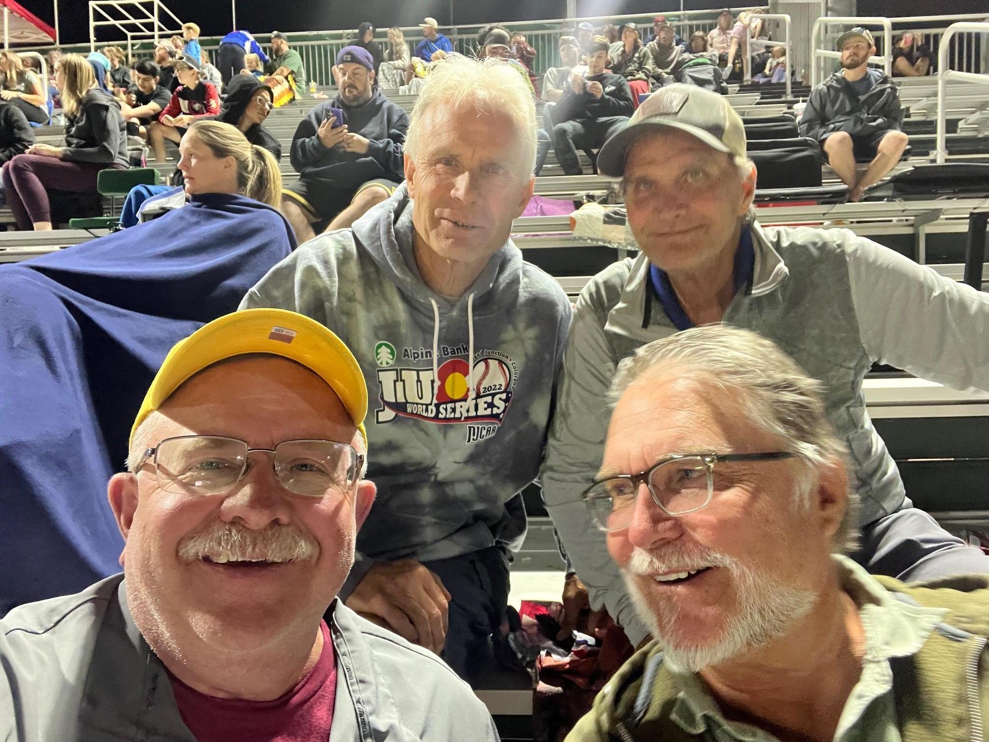 Met up with good friends at the ballpark!