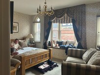 Sorry for my mess, room was big and right in the middle of town.