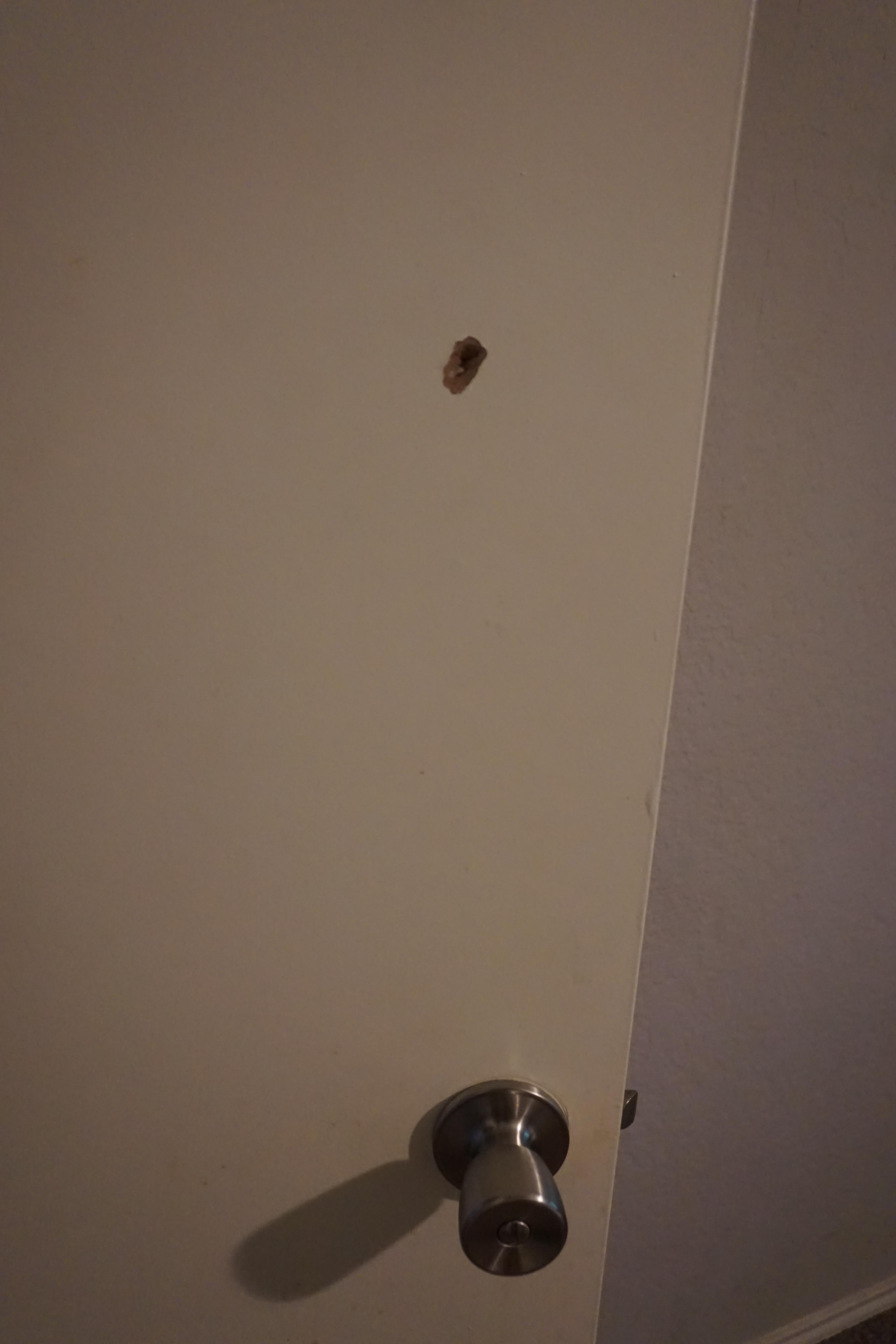 Hole in door