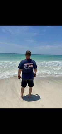Private beach