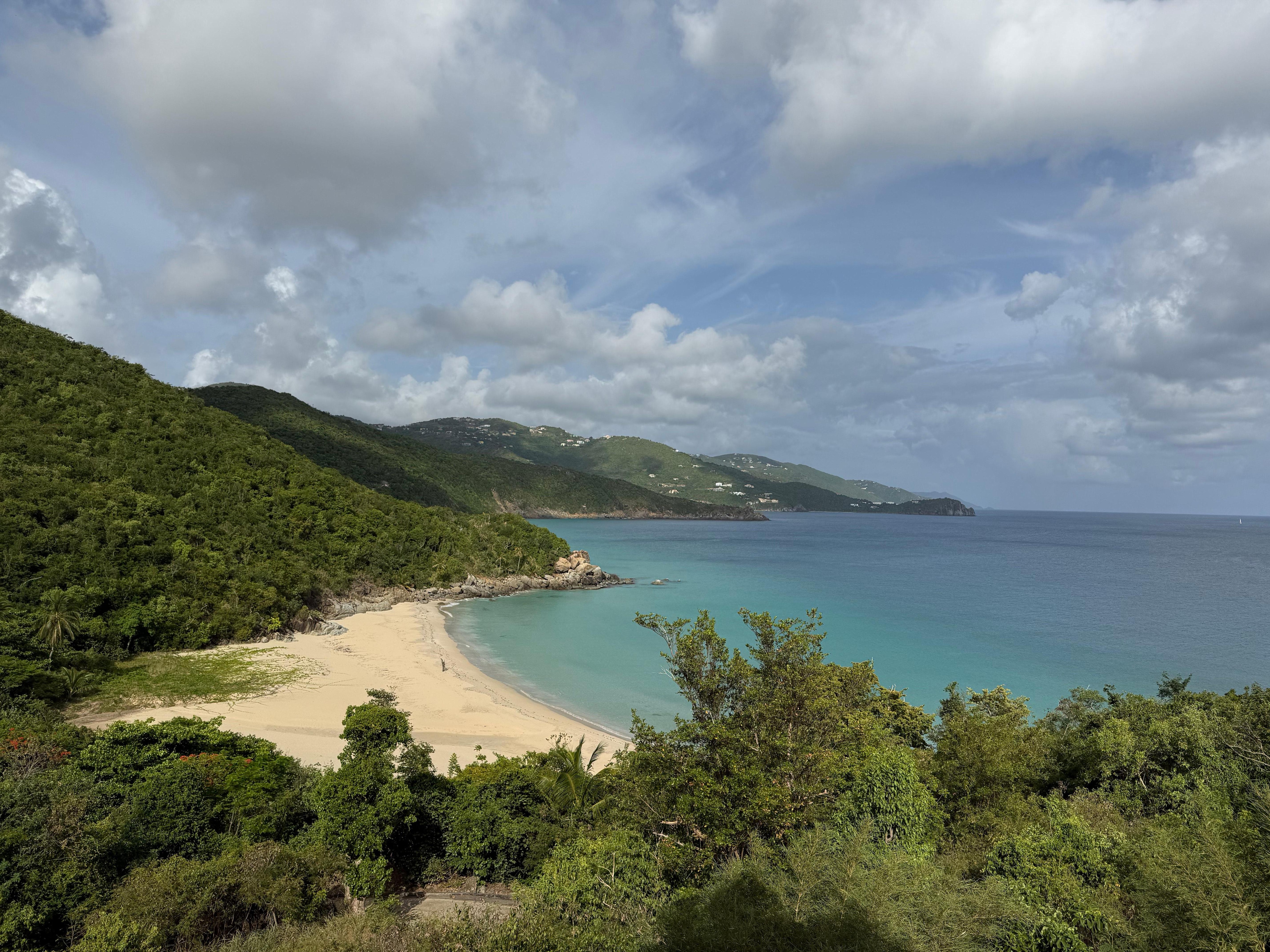 The beautiful beach we snorkeled from!