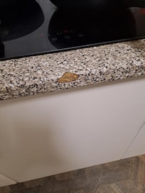 Damaged worktop
