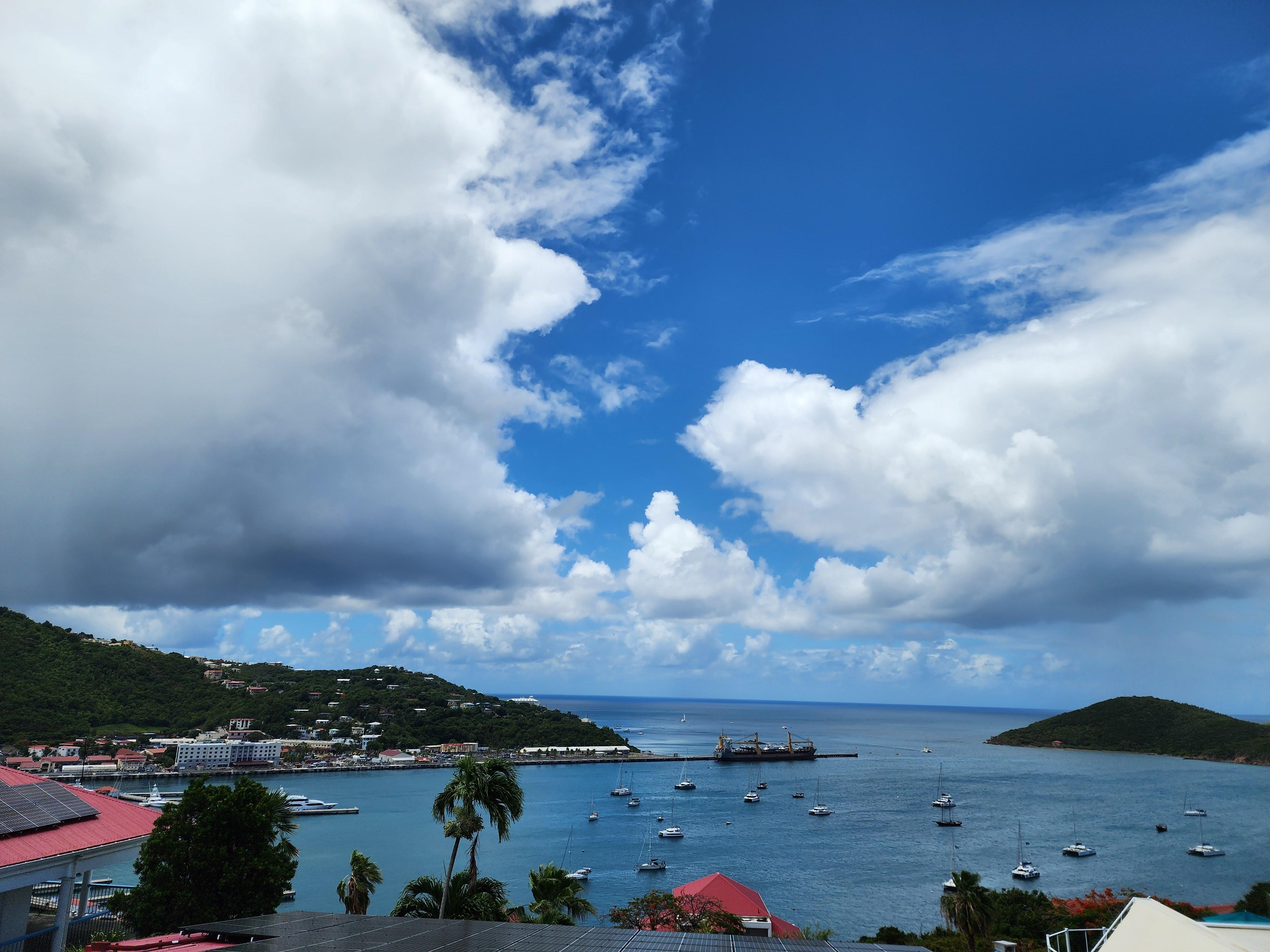 View from pool area