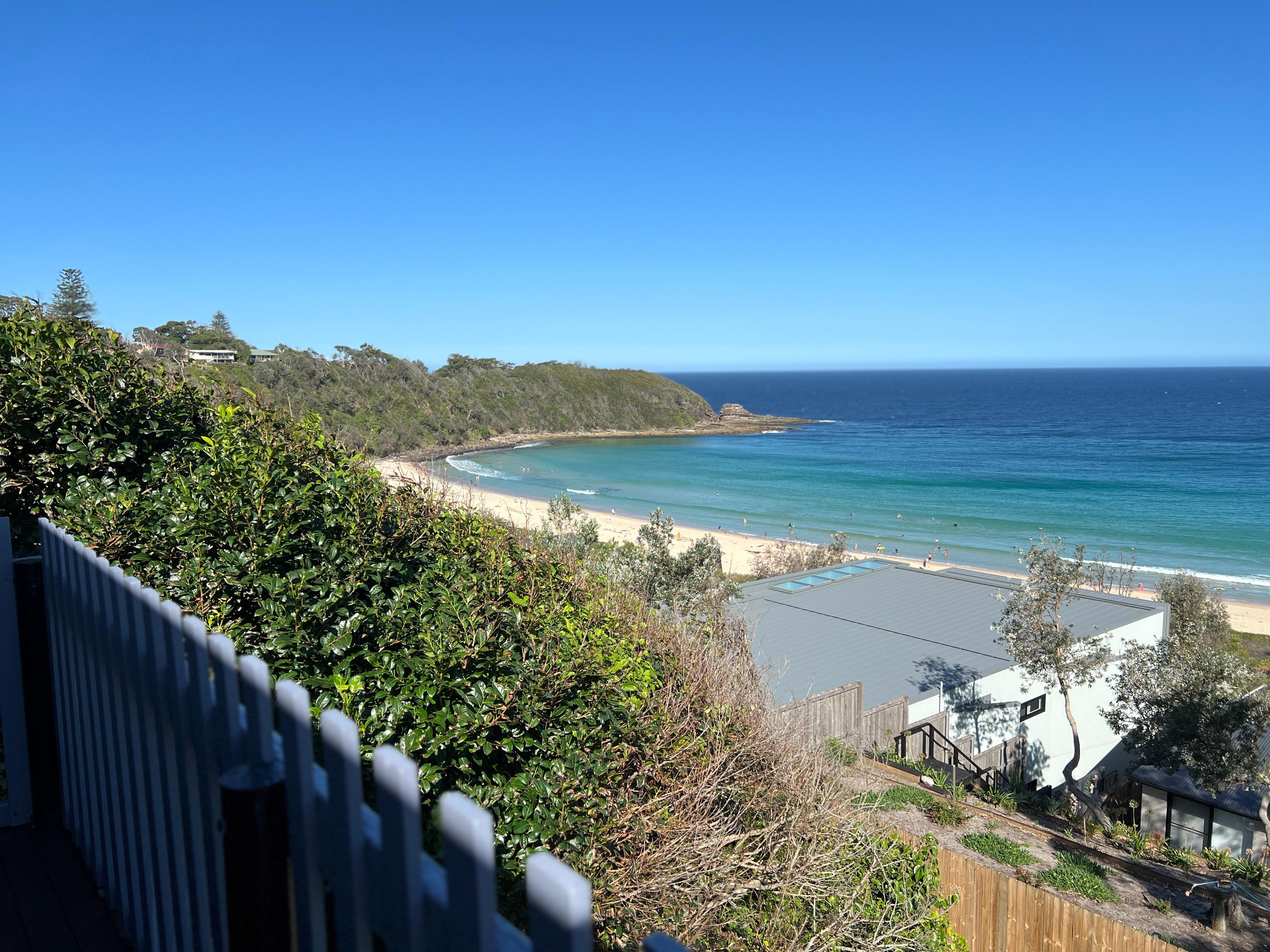 View from upstairs deck