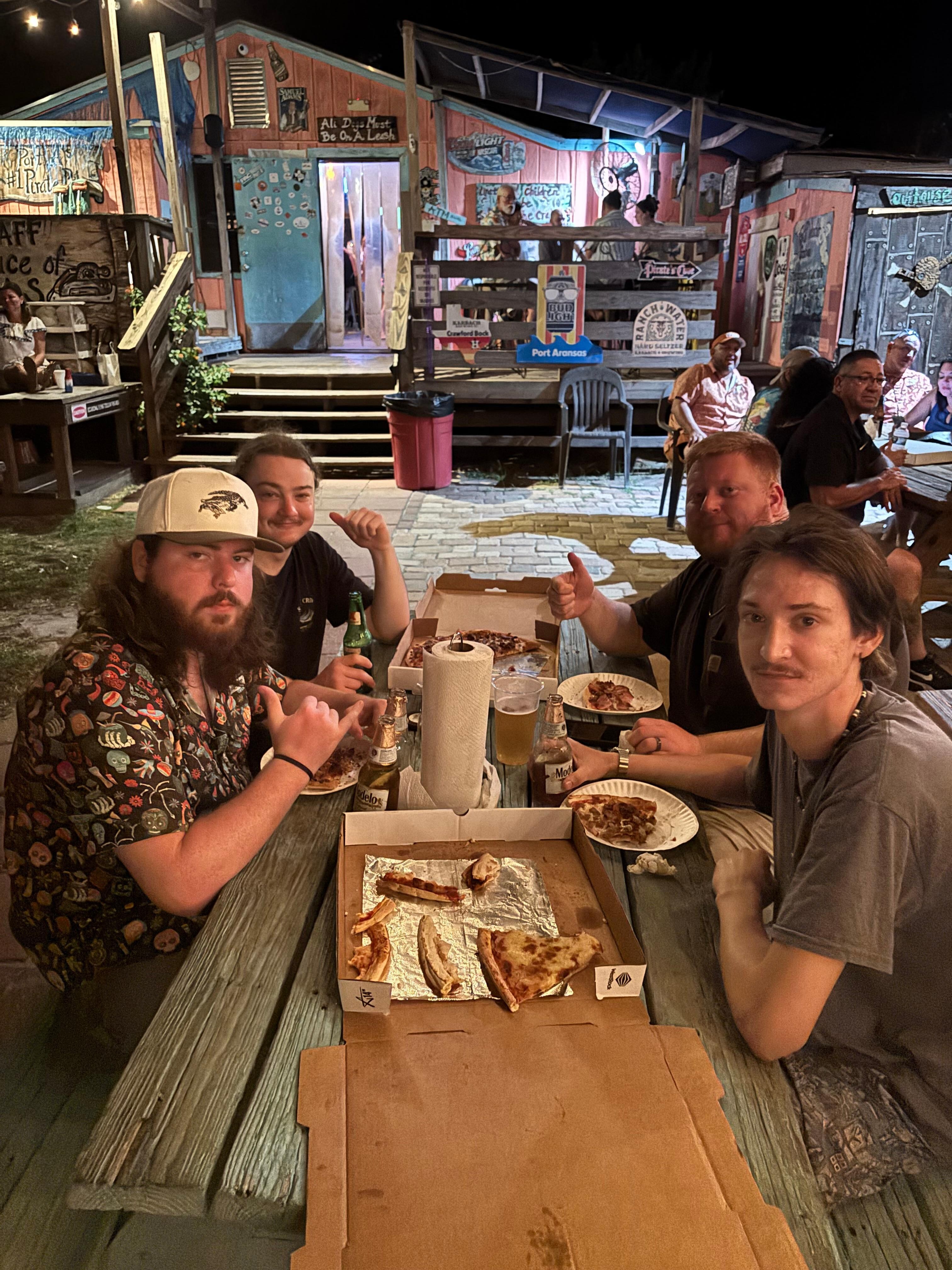 Absolutely go to The Gaff. Best pizza anywhere. Great people too.