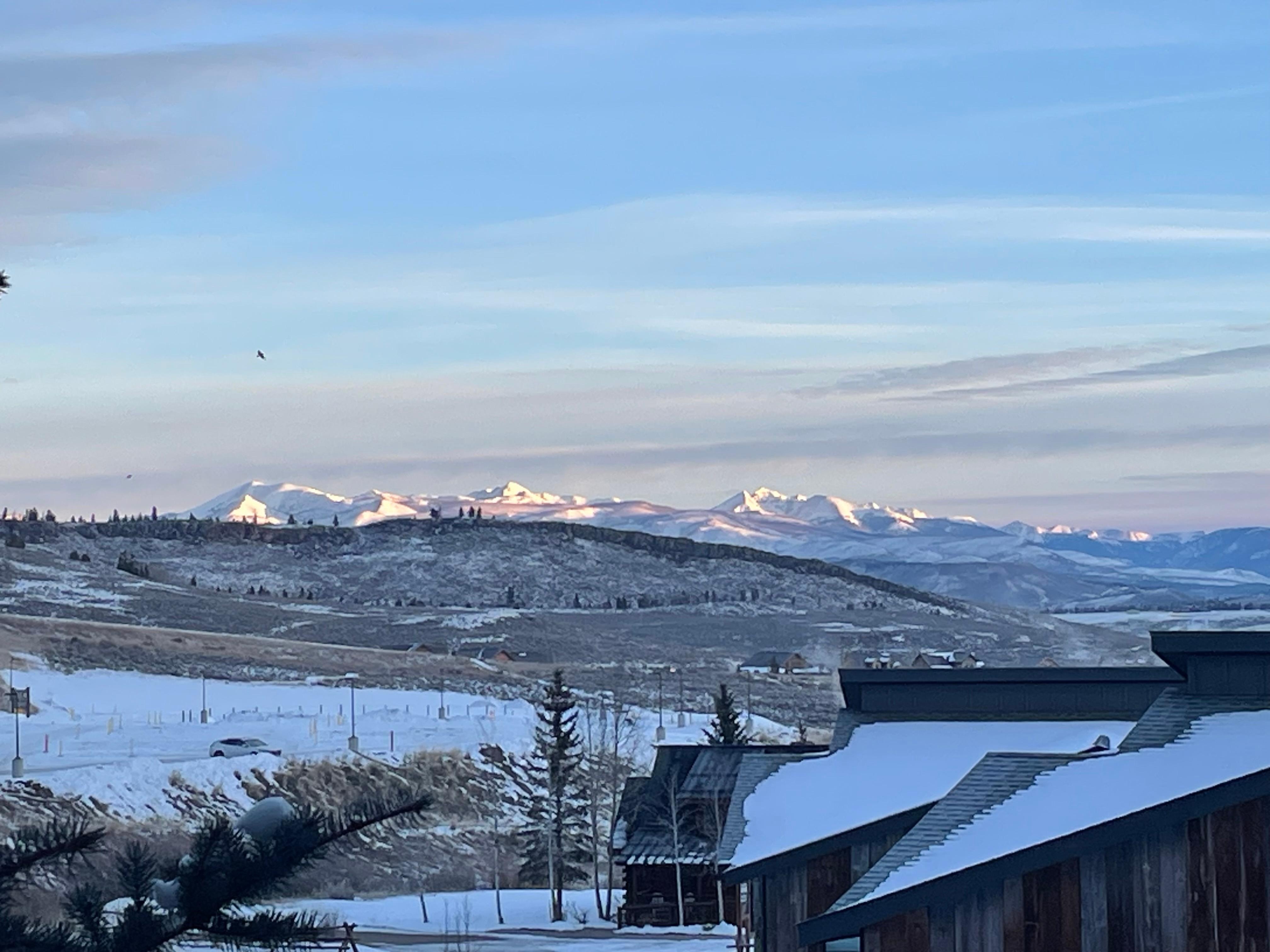 Beautiful mountain view!