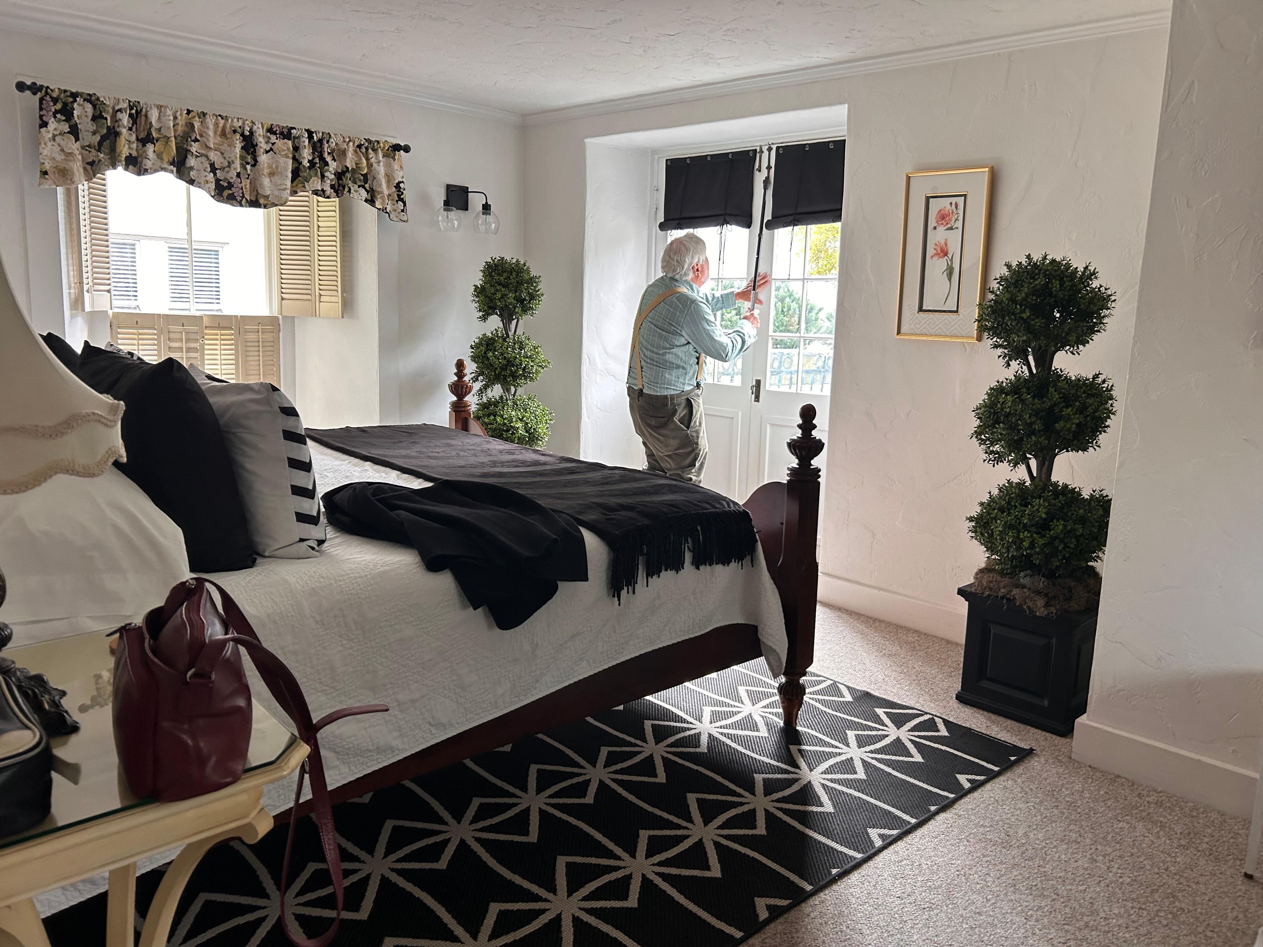 Bedroom in the suite