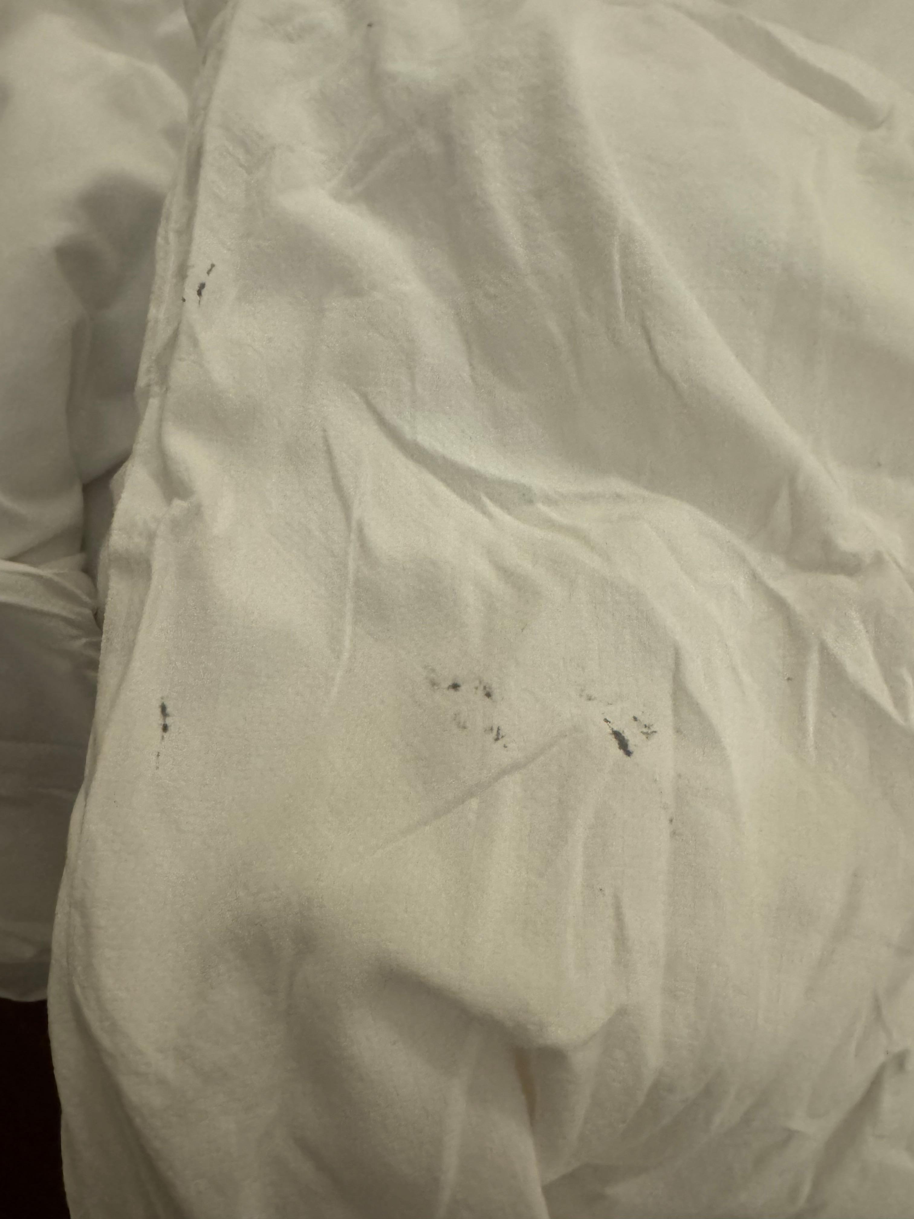 The rooms were not clean, and the duvets were dirty — I’ve attached pictures showing the condition.