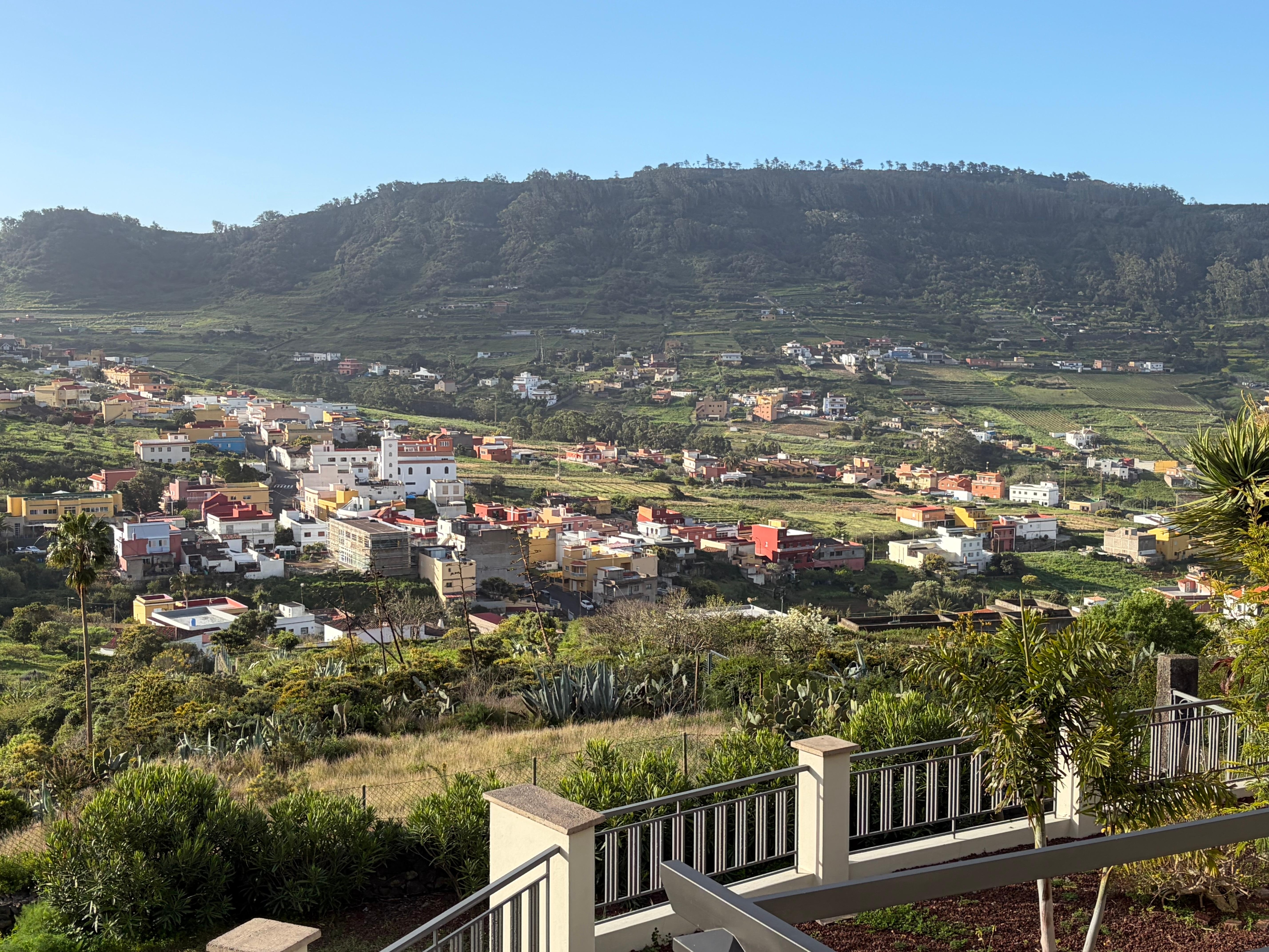 Blick vom Fenster auf den Ort Pedro Alvarez.